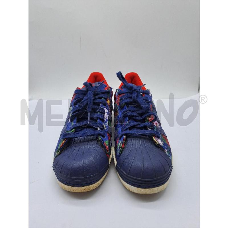 SNEAKERS DONNA ADIDAS BLU FIORI  | Mercatino dell'Usato Catanzaro 1