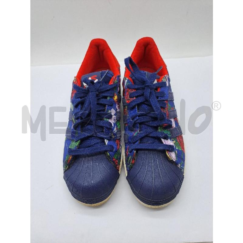SNEAKERS DONNA ADIDAS BLU FIORI  | Mercatino dell'Usato Catanzaro 2