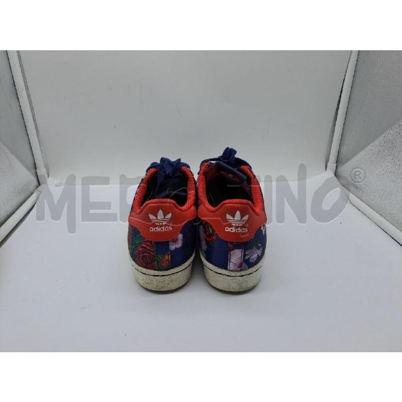 SNEAKERS DONNA ADIDAS BLU FIORI  | Mercatino dell'Usato Catanzaro 4