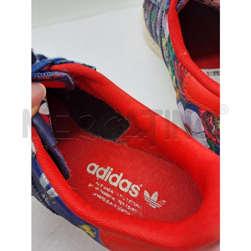 SNEAKERS DONNA ADIDAS BLU FIORI  | Mercatino dell'Usato Catanzaro 5