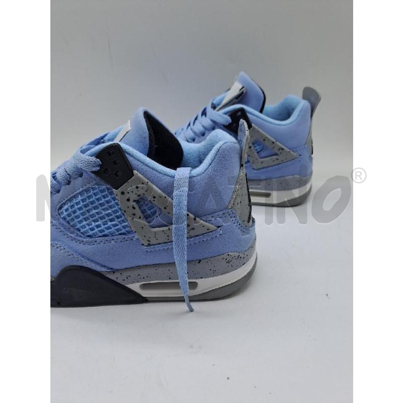 SNEAKERS DONNA AIR JORDAN 4 RETRO AZZURRO  | Mercatino dell'Usato Catanzaro 2