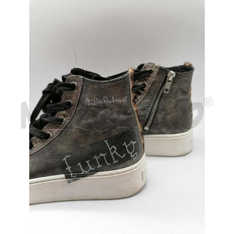 SNEAKERS DONNA MIRA RUBENS NERO GRIGIOLUDREX | Mercatino dell'Usato Catanzaro 2