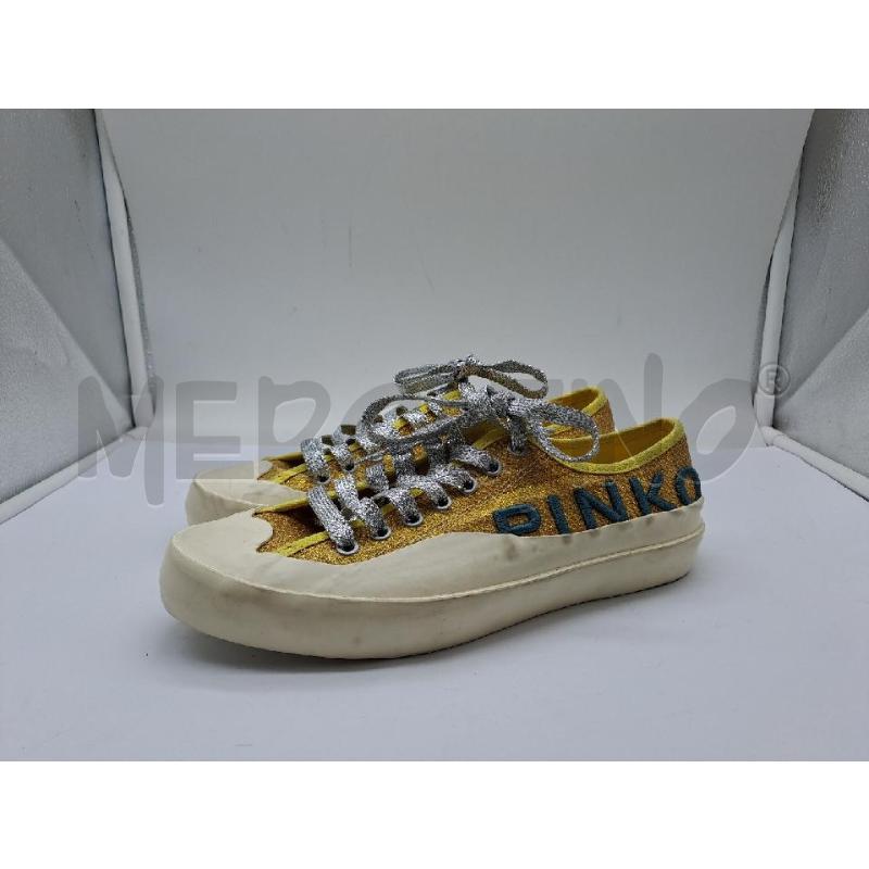 SNEAKERS DONNA PINKO SENAPE BEIGE  | Mercatino dell'Usato Catanzaro 2