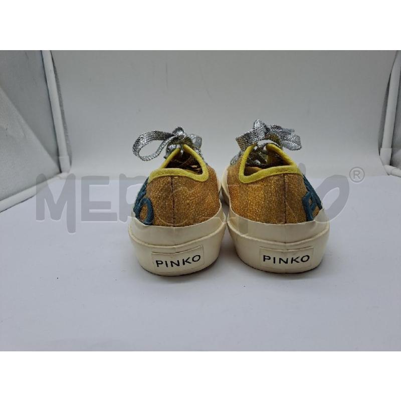 SNEAKERS DONNA PINKO SENAPE BEIGE  | Mercatino dell'Usato Catanzaro 3