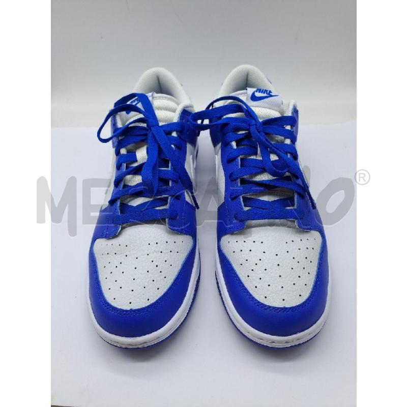 SNEAKERS UOMO NIKE DUNK LOW BIANCO BLU | Mercatino dell'Usato Catanzaro 1