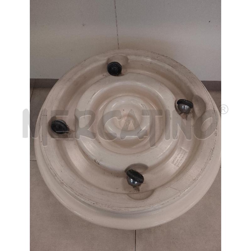 SOTTO VASO KARTELL ANNA CASTELLI IN PLASTICA CON ROTELLE  | Mercatino dell'Usato Catanzaro 3