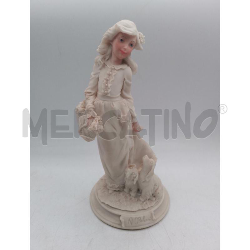 STATUINA BELCARI DONNA CON CANE | Mercatino dell'Usato Catanzaro 1