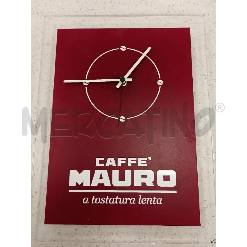 SVEGLIA CAFFE' MAURO RETTANGOLARE PLASTICA DECORO | Mercatino dell'Usato Catanzaro 1