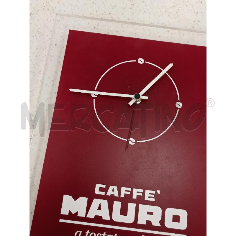 SVEGLIA CAFFE' MAURO RETTANGOLARE PLASTICA DECORO | Mercatino dell'Usato Catanzaro 2