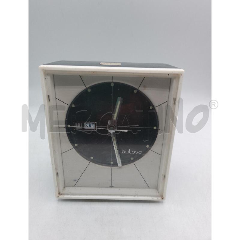 SVEGLIA DA TAVOLA VINTAGE BULOVA  | Mercatino dell'Usato Catanzaro 1