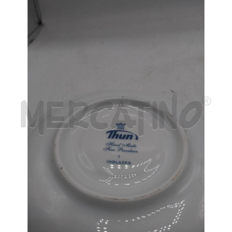 TAZZE PZ. 6 CON PIATTINO THUN CON BORDO BLU  | Mercatino dell'Usato Catanzaro 4