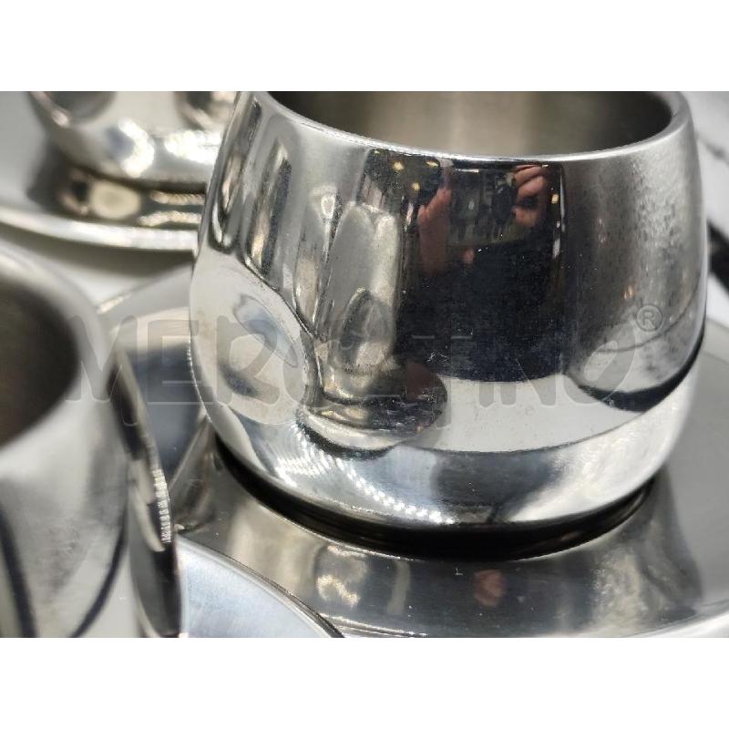 TAZZINE PZ 6 AMC ART DESIGN ACCIAIO | Mercatino dell'Usato Catanzaro 3