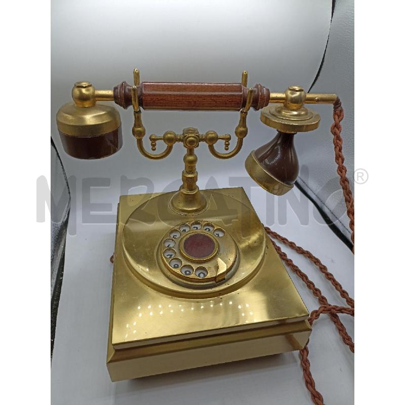 TELEFONO A ROTELLA OTTONE ANTICO | Mercatino dell'Usato Catanzaro 1