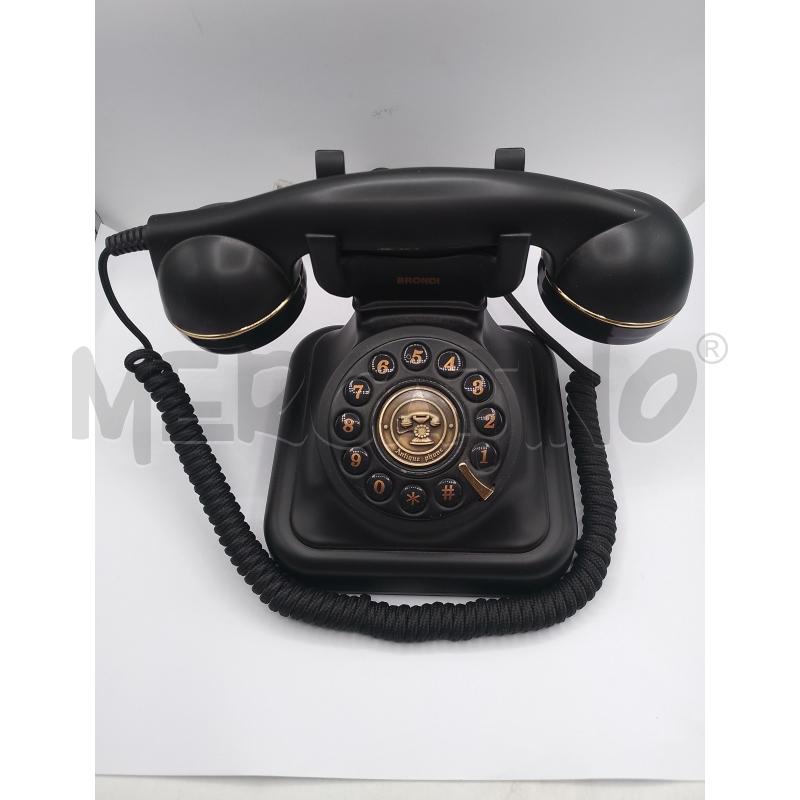 TELEFONO CLASSICI BRONDI NERO A ROTELLA  | Mercatino dell'Usato Catanzaro 1