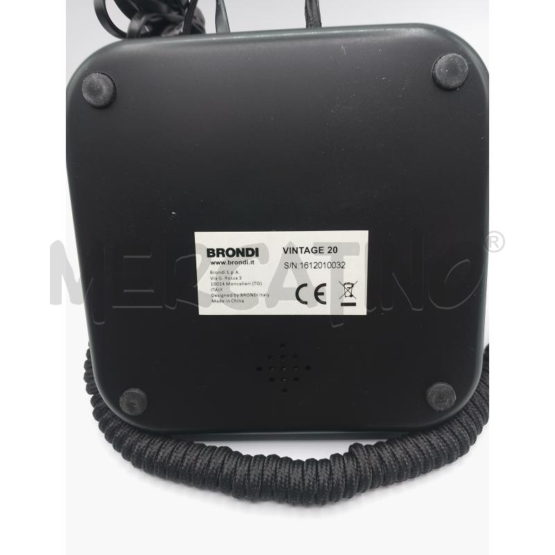 TELEFONO CLASSICI BRONDI NERO A ROTELLA  | Mercatino dell'Usato Catanzaro 3