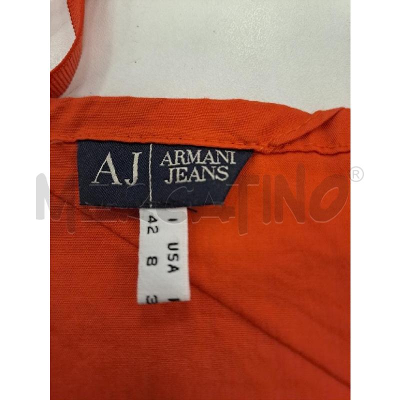 TOP ARMANI ARANCIO CROP  | Mercatino dell'Usato Catanzaro 4