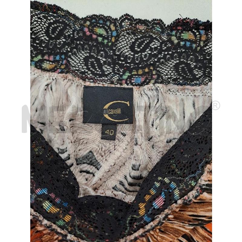 TOP CAVALLI ARANCIO PIZZO NERO FASCIA  | Mercatino dell'Usato Catanzaro 5