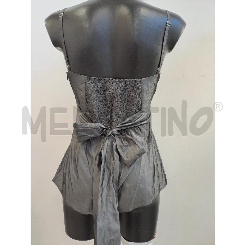 TOP ELISABETTA FRANCHI GRIGIO PAIETTATO  | Mercatino dell'Usato Catanzaro 3