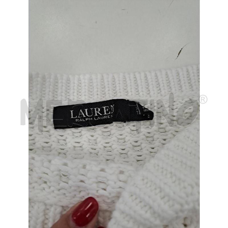 TOP LAUREN RALPH LAUREN UNCINETTO BIANCO  | Mercatino dell'Usato Catanzaro 4