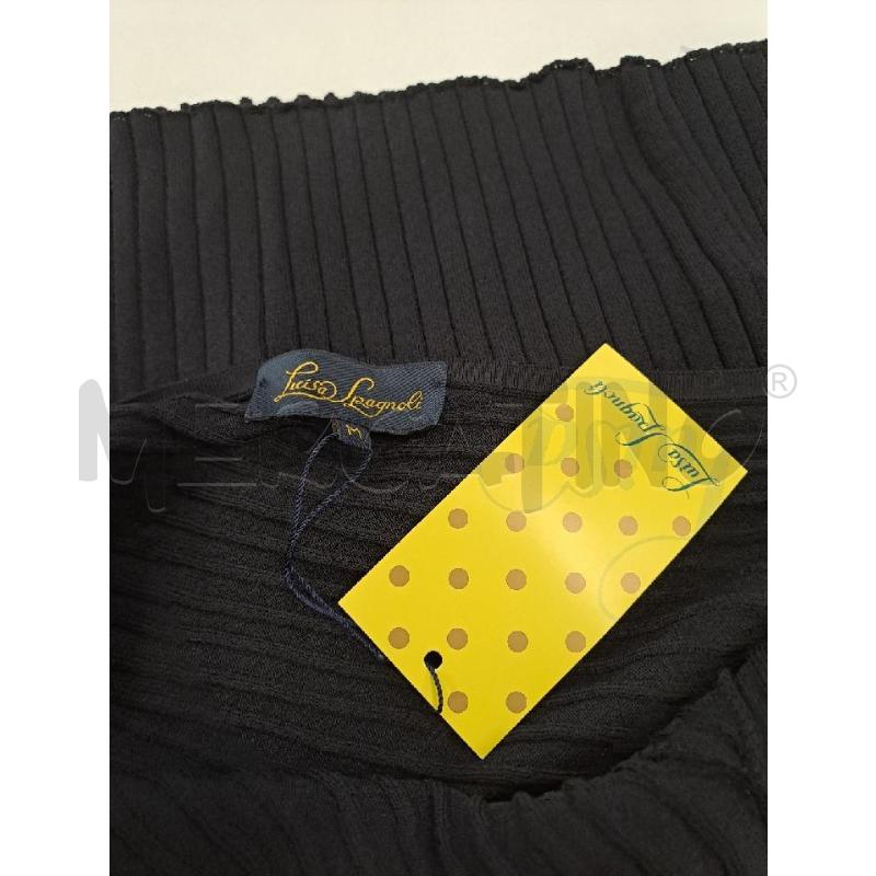 TOP LUISA SPAGNOLI COSTINE NERO LEG COLLO  | Mercatino dell'Usato Catanzaro 4