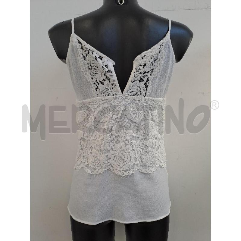 TOP PINKO BIANCO PIZZO  | Mercatino dell'Usato Catanzaro 3