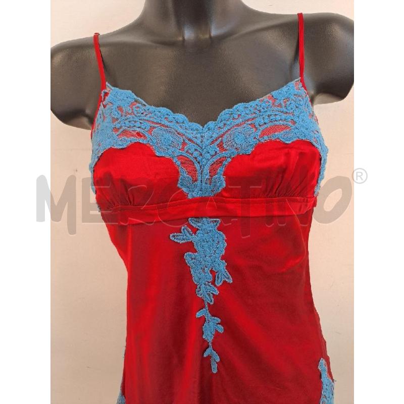 TOP TWINSET ROSSO PIZZO CELESTE  | Mercatino dell'Usato Catanzaro 2