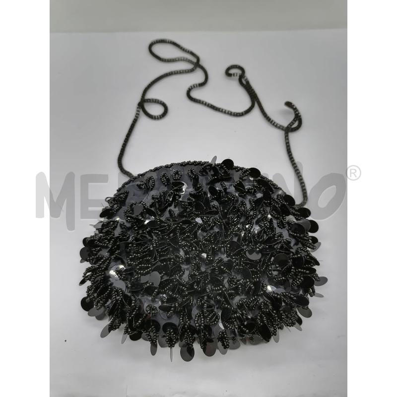 TRACOLLA DONNA EL CAMPERO PAILLETTES NERO PERLINE  | Mercatino dell'Usato Catanzaro 1