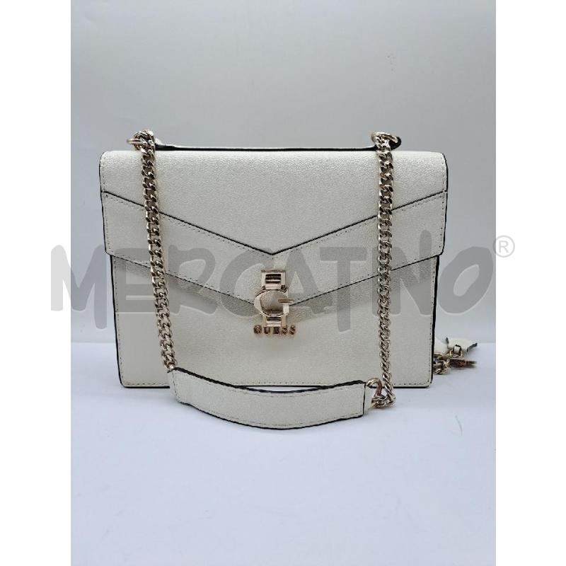 TRACOLLA DONNA GUESS BIANCO SPORCO CATENA | Mercatino dell'Usato Catanzaro 1