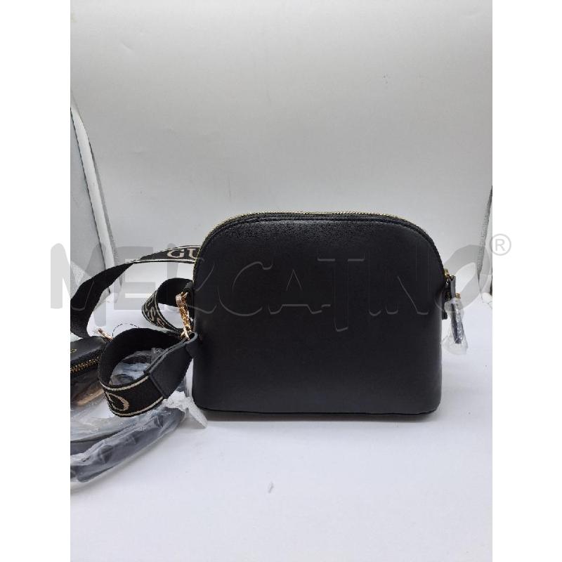 TRACOLLA DONNA GUESS NERO OVALE CERNIERA DORATA  | Mercatino dell'Usato Catanzaro 4