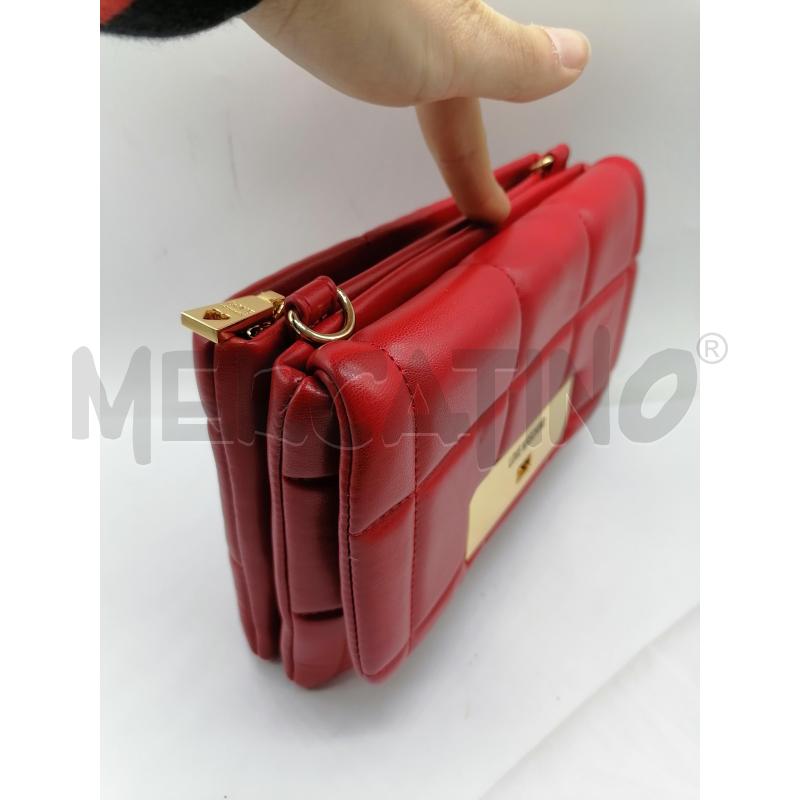 TRACOLLA DONNA LOVE MOSCHINO ROSSO CATENA DORATA | Mercatino dell'Usato Catanzaro 2
