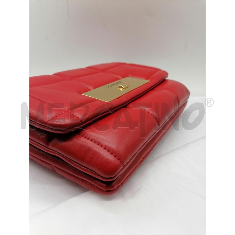 TRACOLLA DONNA LOVE MOSCHINO ROSSO CATENA DORATA | Mercatino dell'Usato Catanzaro 3