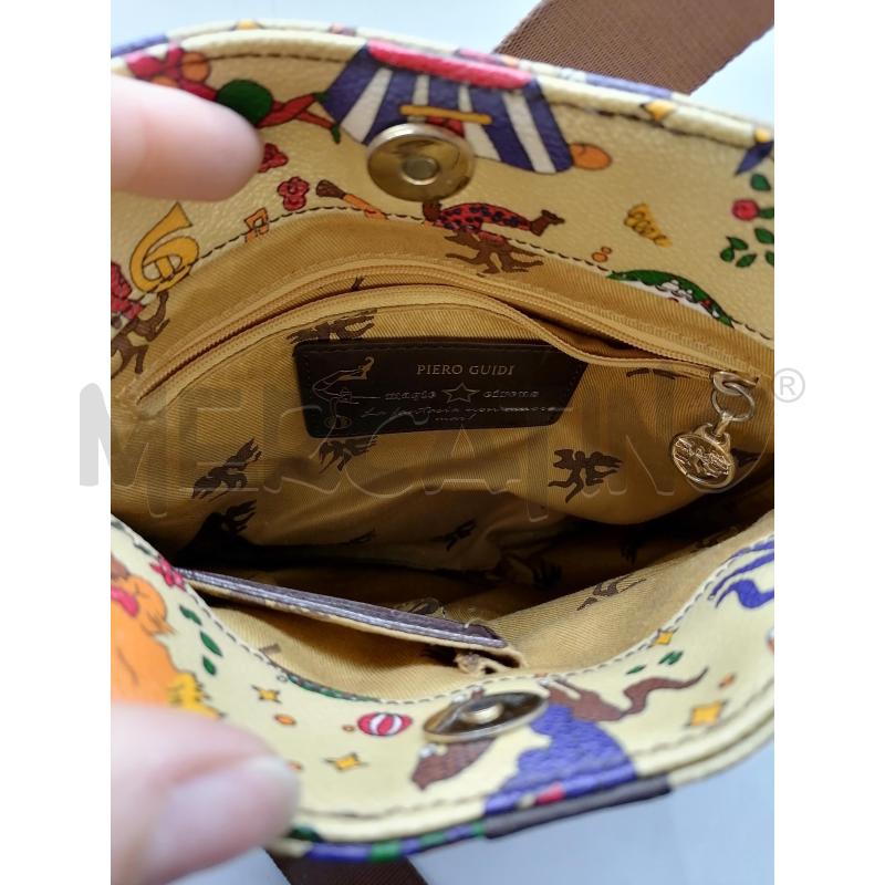 TRACOLLA DONNA PIERO GUIDI PANNA BORDO MARRONE | Mercatino dell'Usato Catanzaro 3