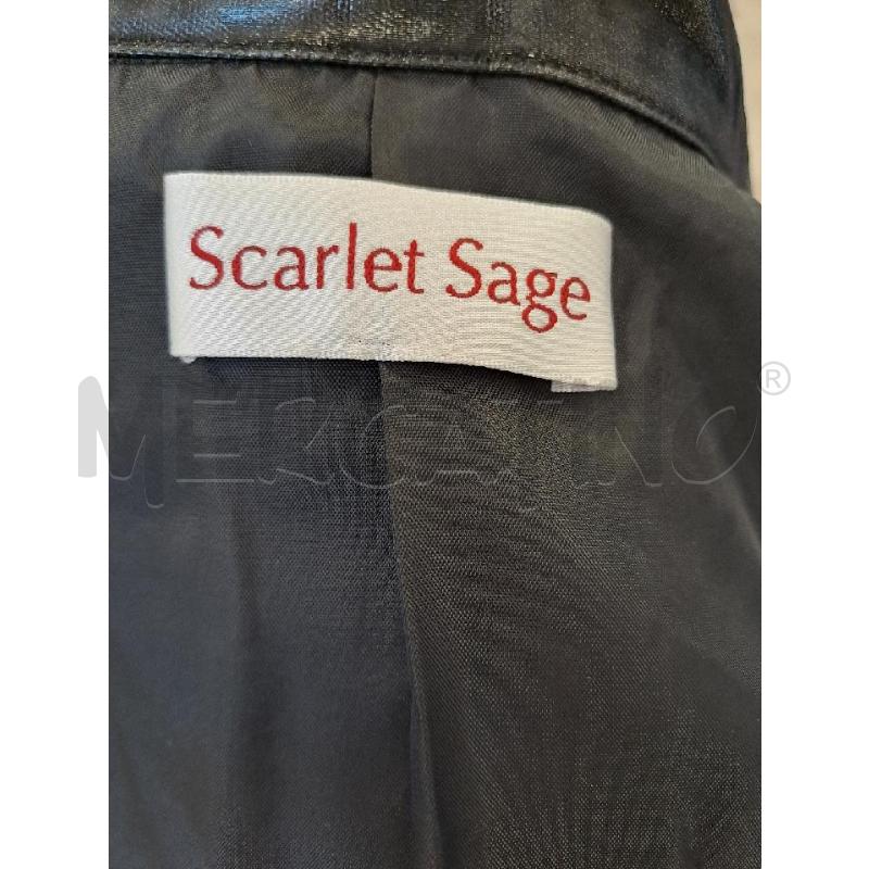 TRENCH DONNA SCARLET SAGE NERO  | Mercatino dell'Usato Catanzaro 4