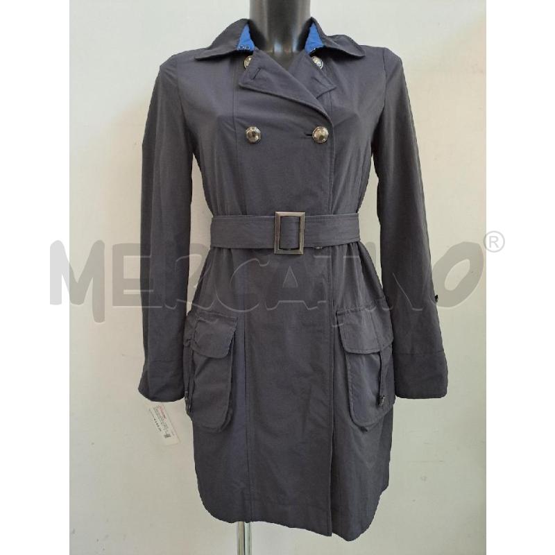 TRENCH IMPERMEABILE DONNA MAX&CO BLU NOTTE INTERNO BLU | Mercatino dell'Usato Catanzaro 1