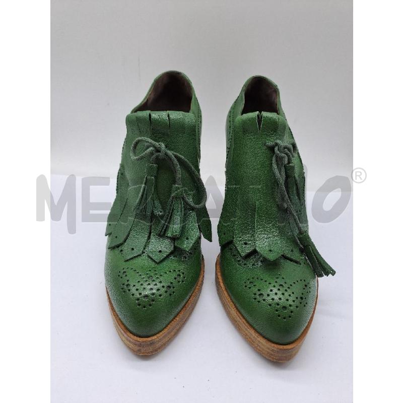 TRONCHETTO NICHEL PERRY VERDE FRANCESINA TACCO BEIGE | Mercatino dell'Usato Catanzaro 1