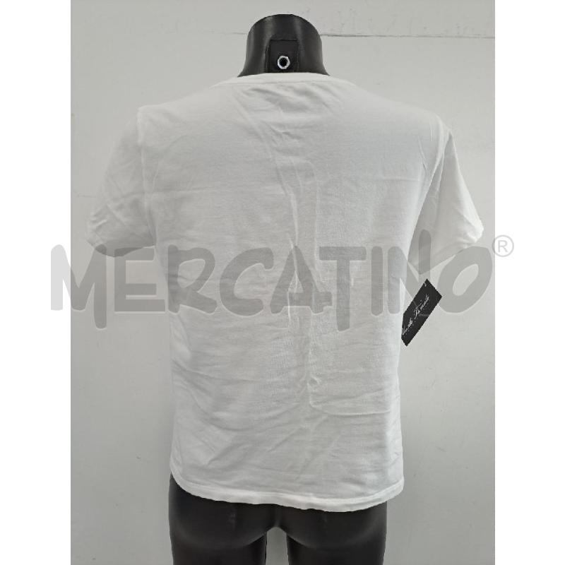 T SHIRT DONNA EMME MARELLA BIANCO FIORI VERDE STRASS | Mercatino dell'Usato Catanzaro 3
