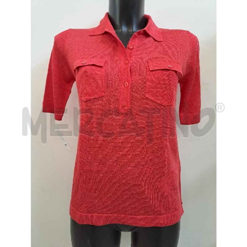 T SHIRT DONNA LUISA SPAGNOLI FILO ROSSO TASCHINI | Mercatino dell'Usato Catanzaro 1