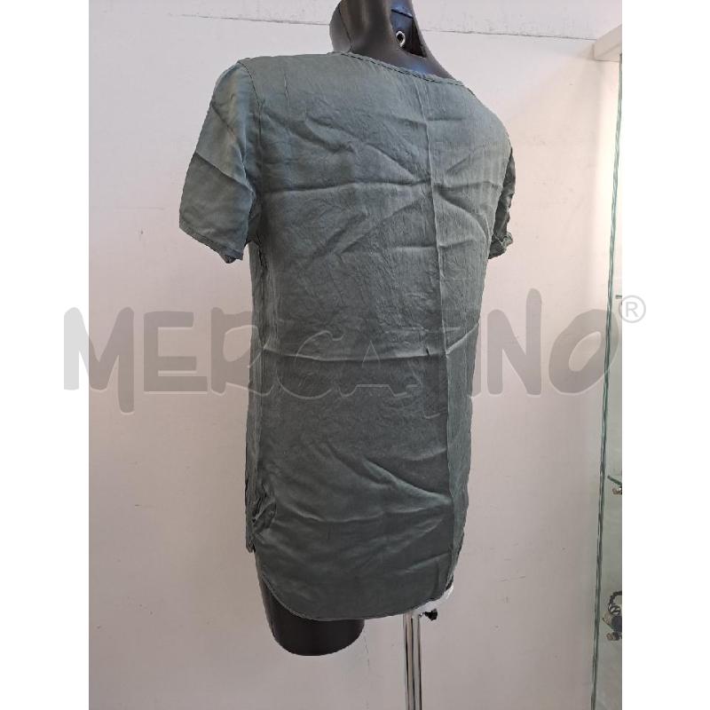 T SHIRT DONNA MAXMARA VERDE RASATA  | Mercatino dell'Usato Catanzaro 3