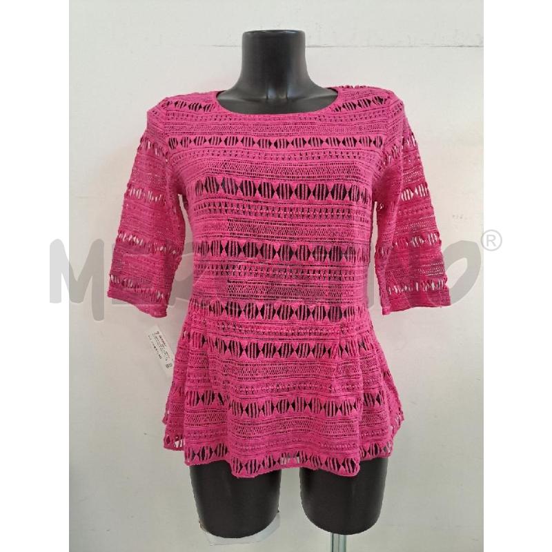 T SHIRT DONNA PINKO FILO FUCSIA TRAFORATO | Mercatino dell'Usato Catanzaro 1