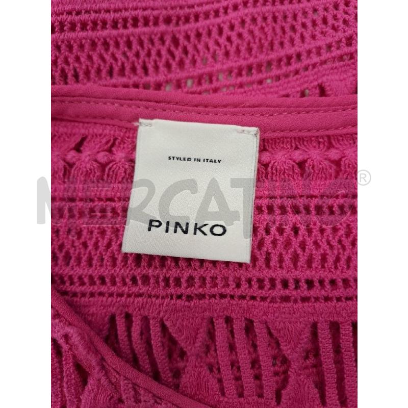 T SHIRT DONNA PINKO FILO FUCSIA TRAFORATO | Mercatino dell'Usato Catanzaro 4
