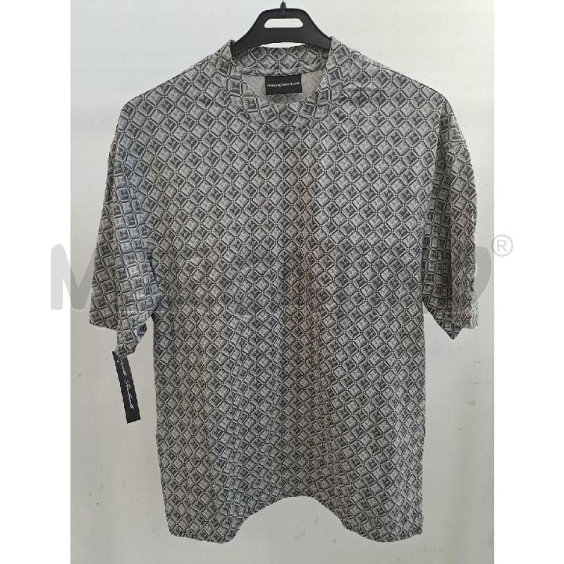 T SHIRT UOMO EMPORIO ARMANI ROMBI GRIGIO  | Mercatino dell'Usato Catanzaro 1