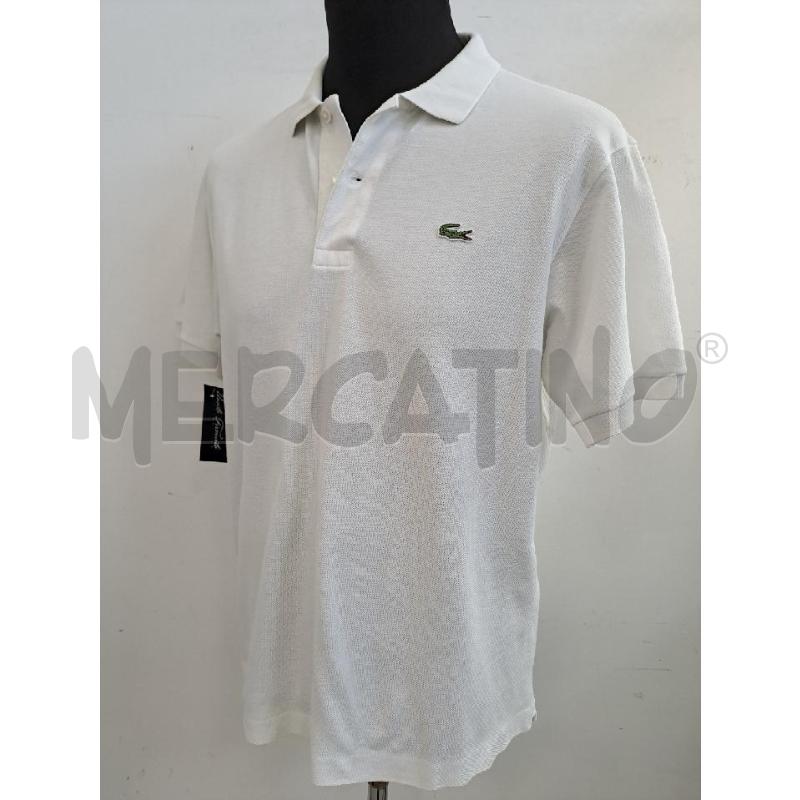 T SHIRT UOMO LACOSTE BIANCA  | Mercatino dell'Usato Catanzaro 2