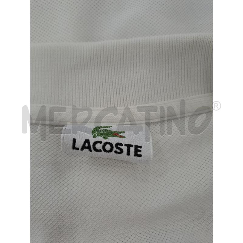 T SHIRT UOMO LACOSTE BIANCA  | Mercatino dell'Usato Catanzaro 4