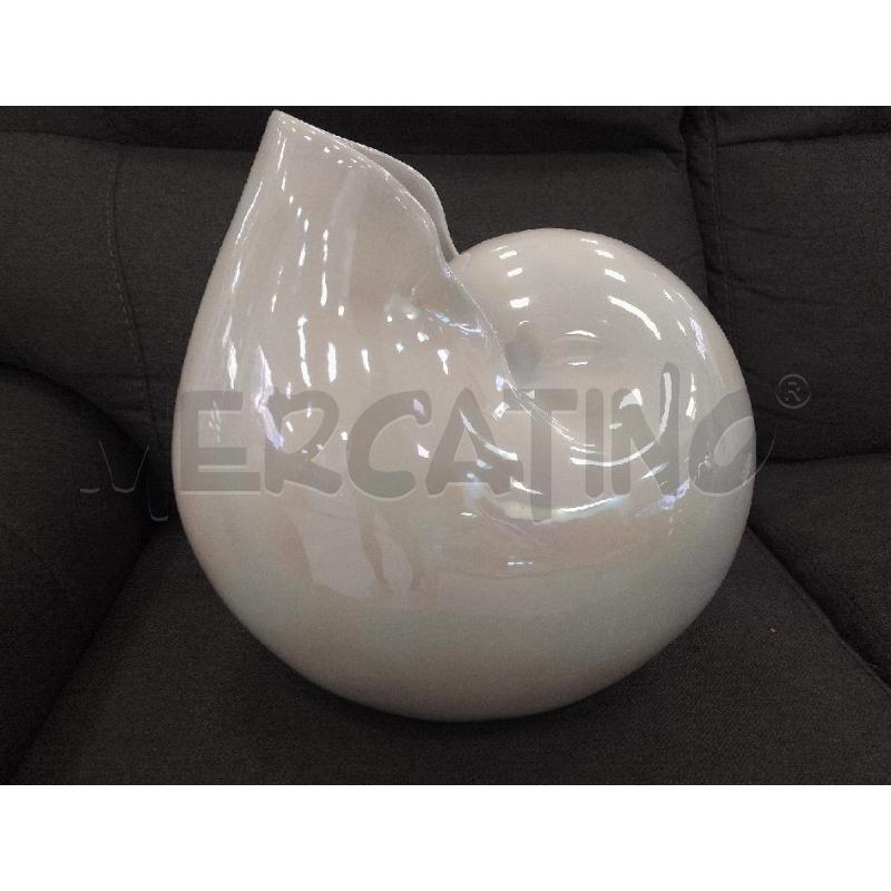 VASO CONCHIGLIA PERLATO BIANCO | Mercatino dell'Usato Catanzaro 1