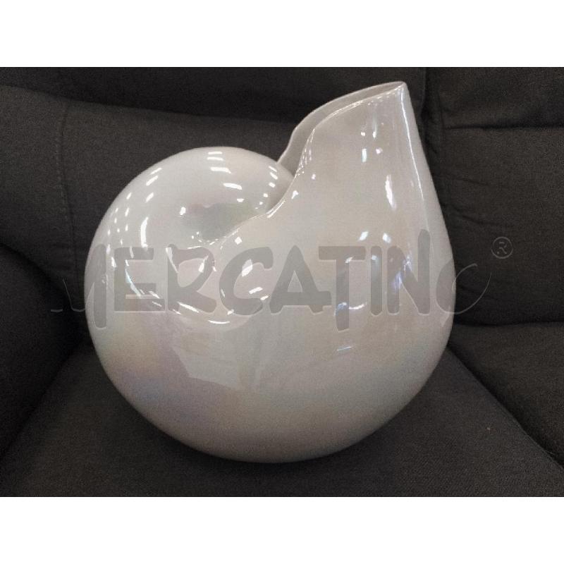 VASO CONCHIGLIA PERLATO BIANCO | Mercatino dell'Usato Catanzaro 2