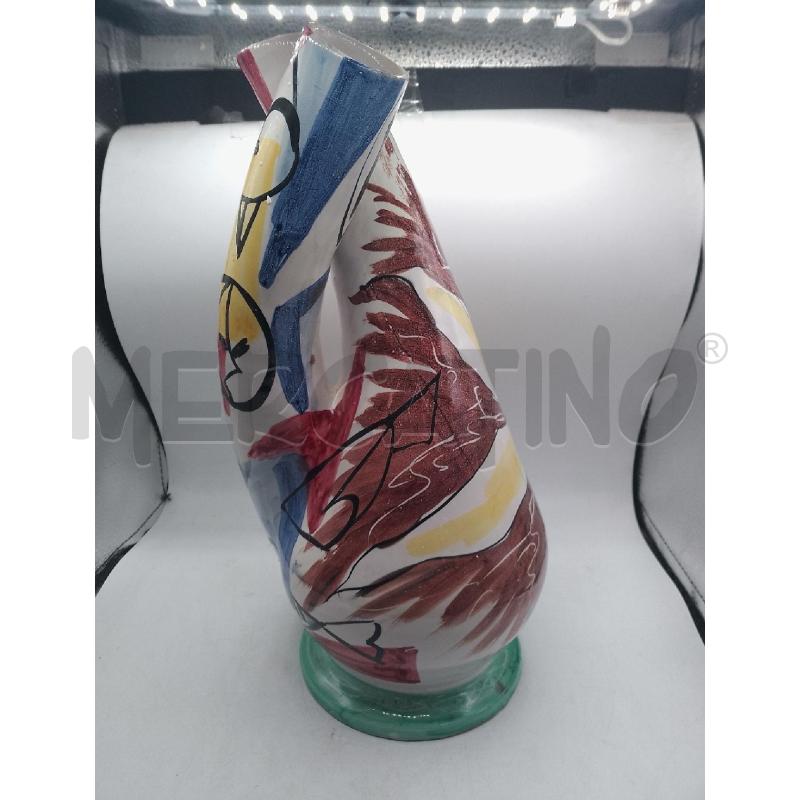 VASO IN CERAMICA  IN CERAMICA FORME GEOMETRICHE FLOREALE  | Mercatino dell'Usato Catanzaro 1