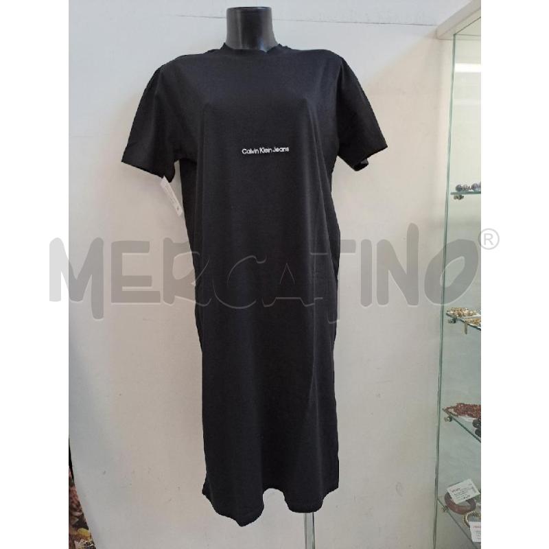 VESTITO DONNA CALVIN KLEIN NERO LUNGO  | Mercatino dell'Usato Catanzaro 1