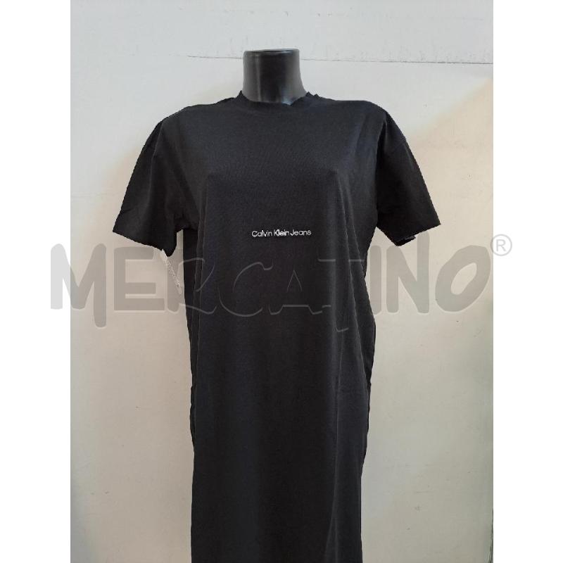 VESTITO DONNA CALVIN KLEIN NERO LUNGO  | Mercatino dell'Usato Catanzaro 2