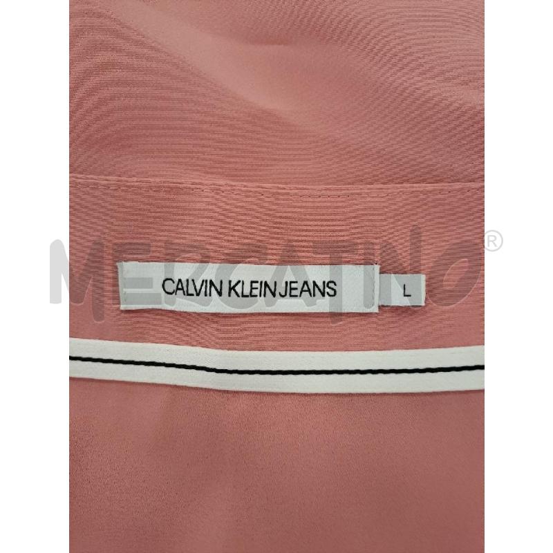 VESTITO DONNA CALVIN KLEIN ROSA SPALLINE SOTTILI  | Mercatino dell'Usato Catanzaro 4