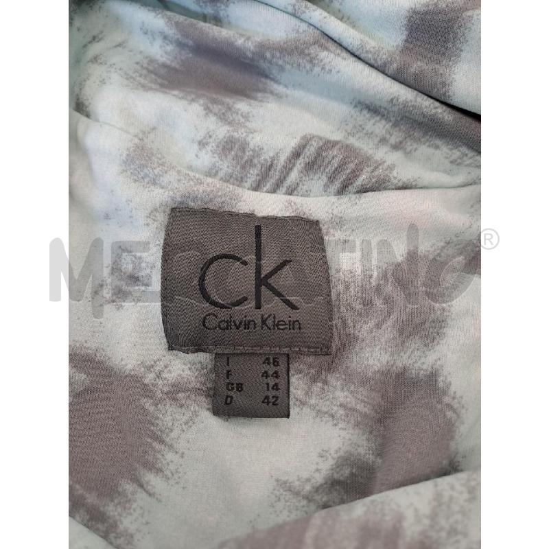 VESTITO DONNA CALVIN KLEIN SFUMATURE GRIGIE CELESTE LACCIO SCHIENA  | Mercatino dell'Usato Catanzaro 4